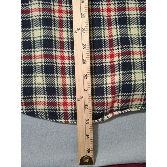 Abercrombie & Fitch Heavy Flannel Mens XXL Nova Check Plaid Shacket Relaxed EUC - Picture 8 of 9